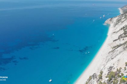 Lefkada beaches Egremni Beach